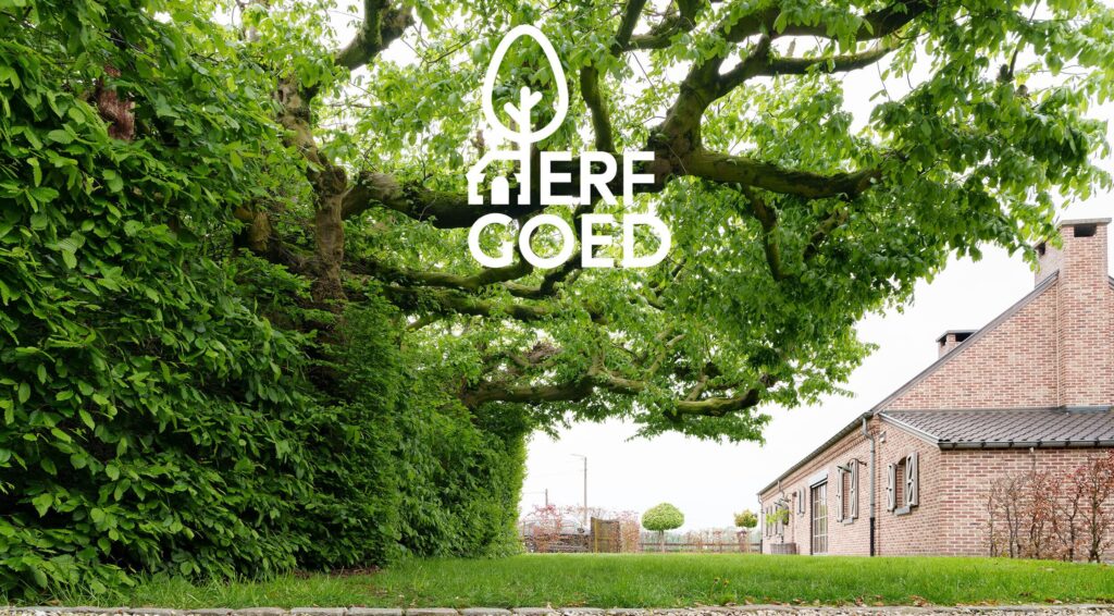 Banner van het project Erf-goed op het erf