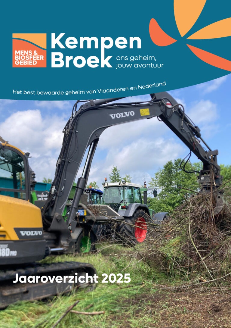 Cover van het jaaroverzicht vann de werking van het team KempenBroek voor 2025