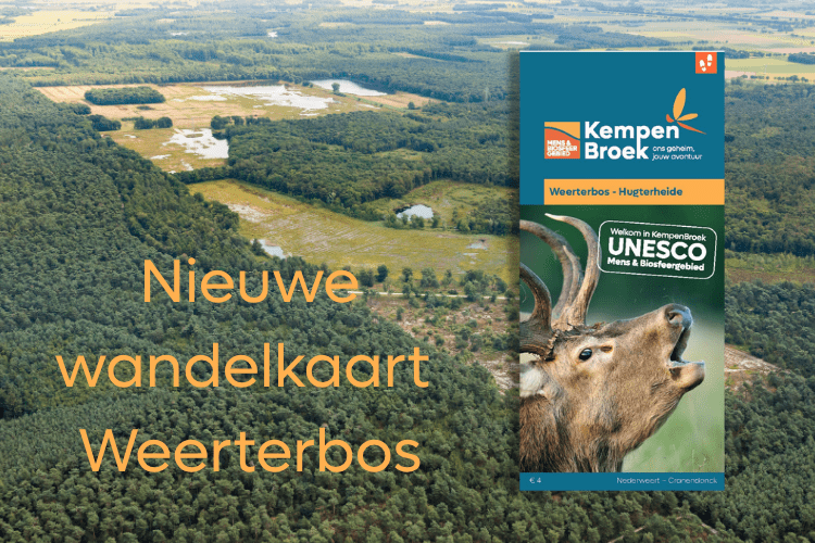 Bericht nieuwe kaart Weerterbos