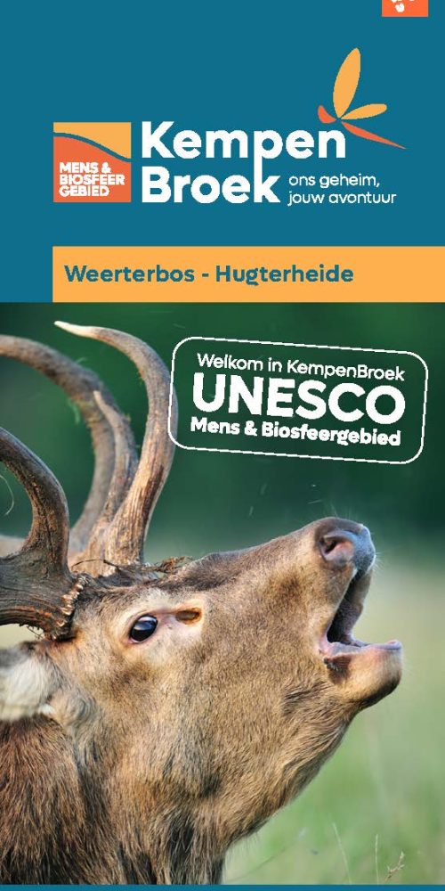 cover wandelkaart Weerterbos en Hugterheide
